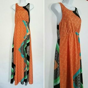 Bar III Maxi Dress With Geometric Print